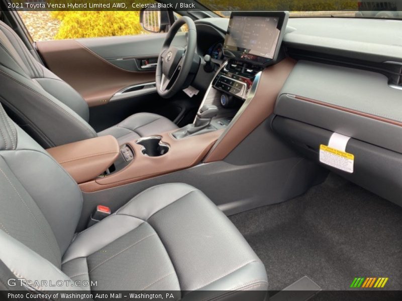 Celestial Black / Black 2021 Toyota Venza Hybrid Limited AWD