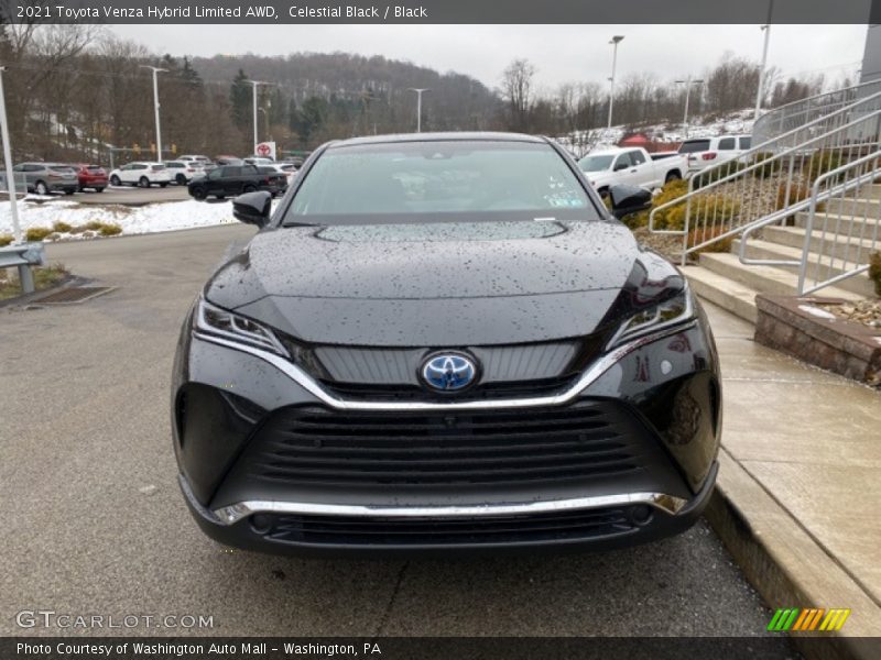 Celestial Black / Black 2021 Toyota Venza Hybrid Limited AWD