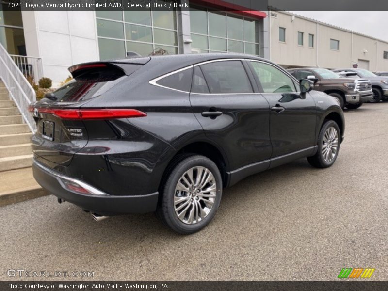 Celestial Black / Black 2021 Toyota Venza Hybrid Limited AWD