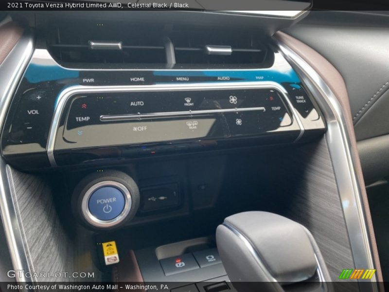 Celestial Black / Black 2021 Toyota Venza Hybrid Limited AWD