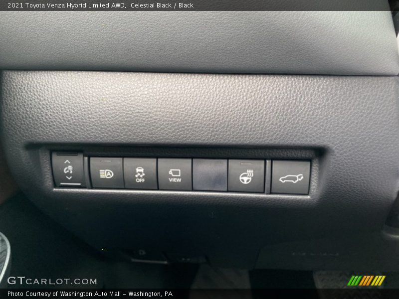 Celestial Black / Black 2021 Toyota Venza Hybrid Limited AWD