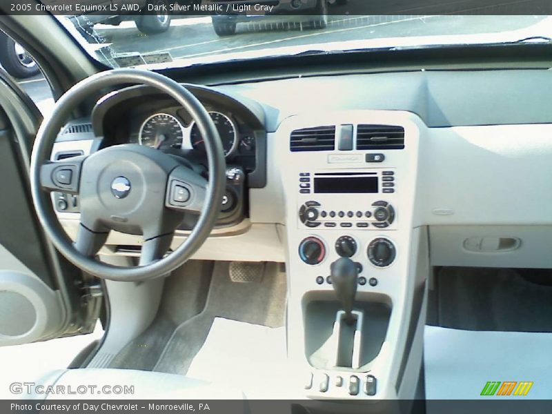 Dark Silver Metallic / Light Gray 2005 Chevrolet Equinox LS AWD