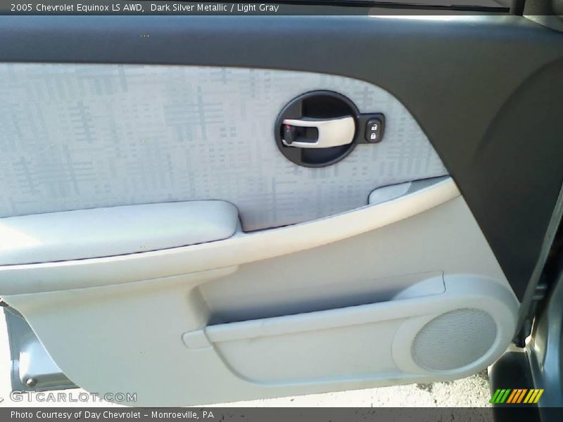 Dark Silver Metallic / Light Gray 2005 Chevrolet Equinox LS AWD