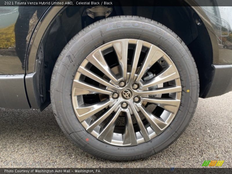 Celestial Black / Black 2021 Toyota Venza Hybrid Limited AWD