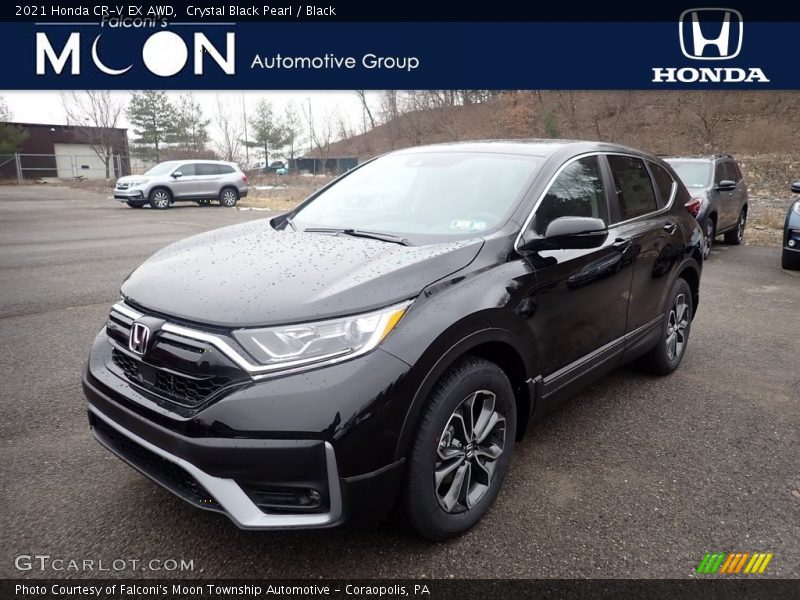 Crystal Black Pearl / Black 2021 Honda CR-V EX AWD