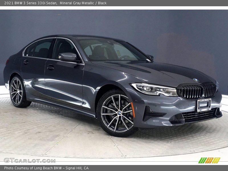 Mineral Gray Metallic / Black 2021 BMW 3 Series 330i Sedan