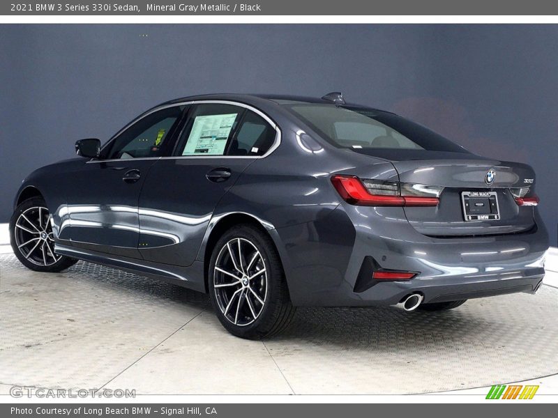 Mineral Gray Metallic / Black 2021 BMW 3 Series 330i Sedan