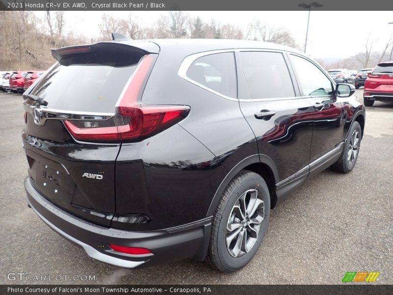 Crystal Black Pearl / Black 2021 Honda CR-V EX AWD