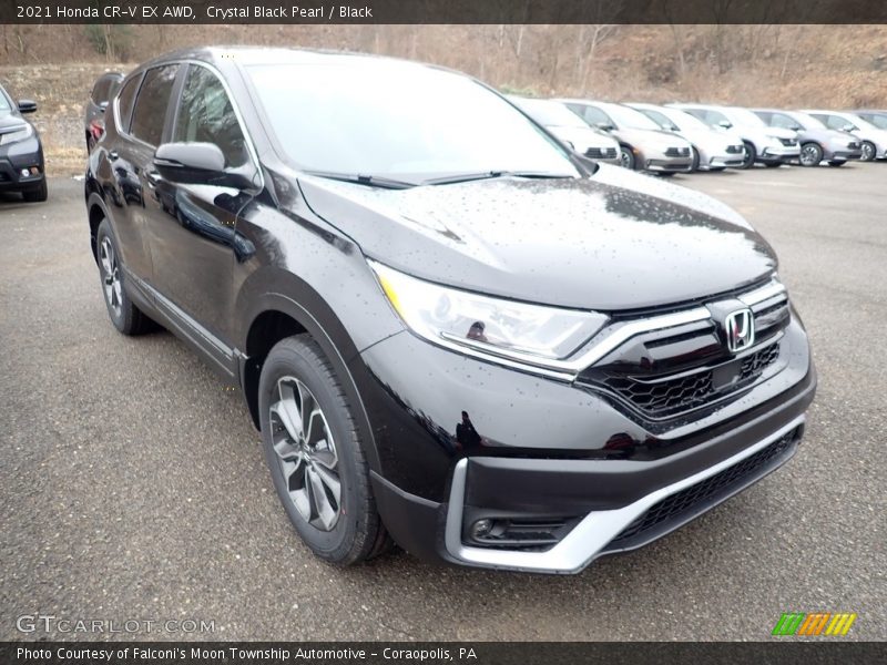 Crystal Black Pearl / Black 2021 Honda CR-V EX AWD