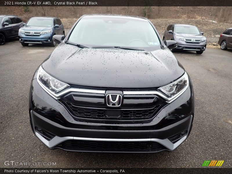 Crystal Black Pearl / Black 2021 Honda CR-V EX AWD