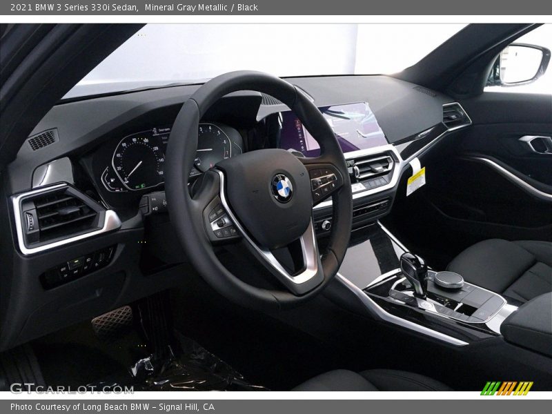 Mineral Gray Metallic / Black 2021 BMW 3 Series 330i Sedan