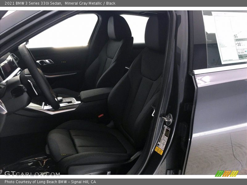 Mineral Gray Metallic / Black 2021 BMW 3 Series 330i Sedan