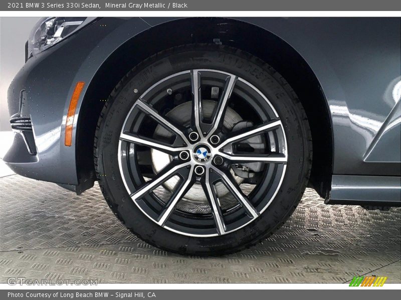 Mineral Gray Metallic / Black 2021 BMW 3 Series 330i Sedan