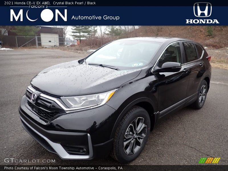 Crystal Black Pearl / Black 2021 Honda CR-V EX AWD