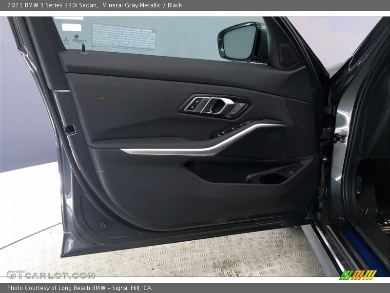 Mineral Gray Metallic / Black 2021 BMW 3 Series 330i Sedan