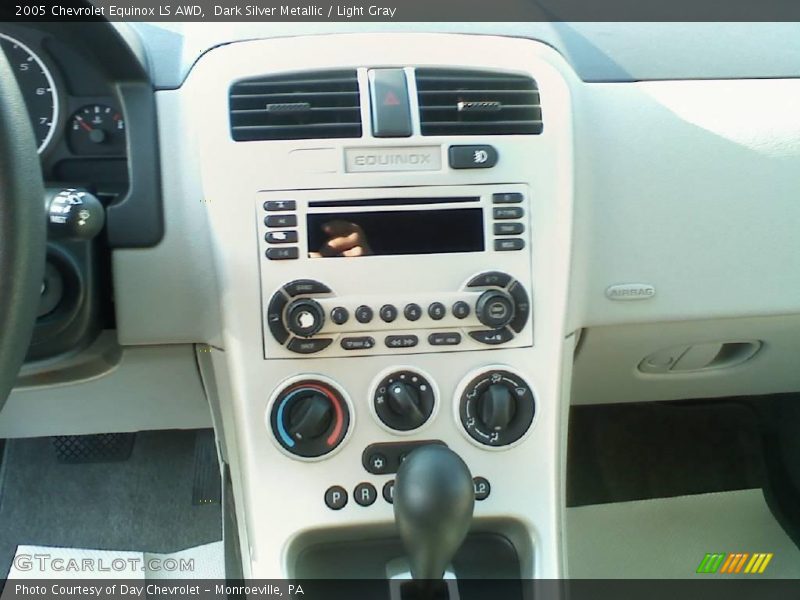 Dark Silver Metallic / Light Gray 2005 Chevrolet Equinox LS AWD