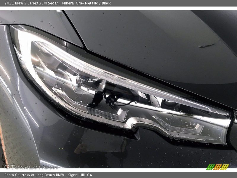 Mineral Gray Metallic / Black 2021 BMW 3 Series 330i Sedan