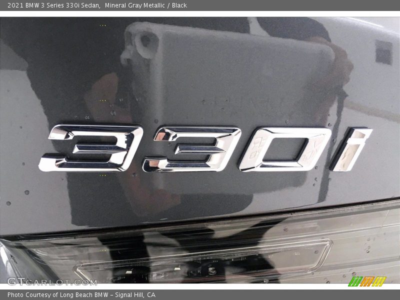 Mineral Gray Metallic / Black 2021 BMW 3 Series 330i Sedan