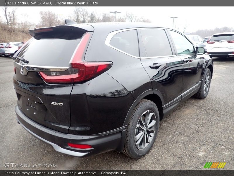Crystal Black Pearl / Black 2021 Honda CR-V EX AWD