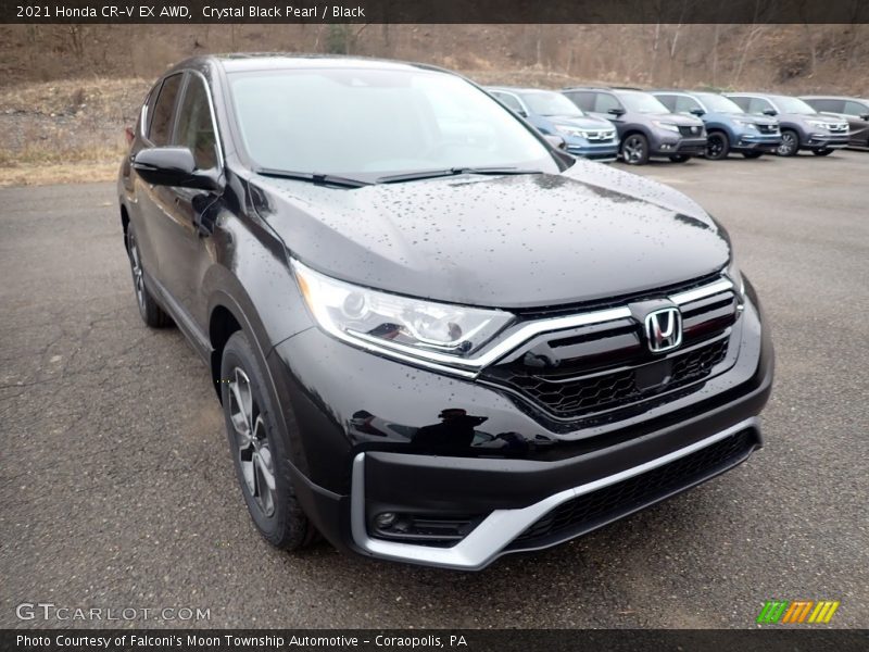 Crystal Black Pearl / Black 2021 Honda CR-V EX AWD