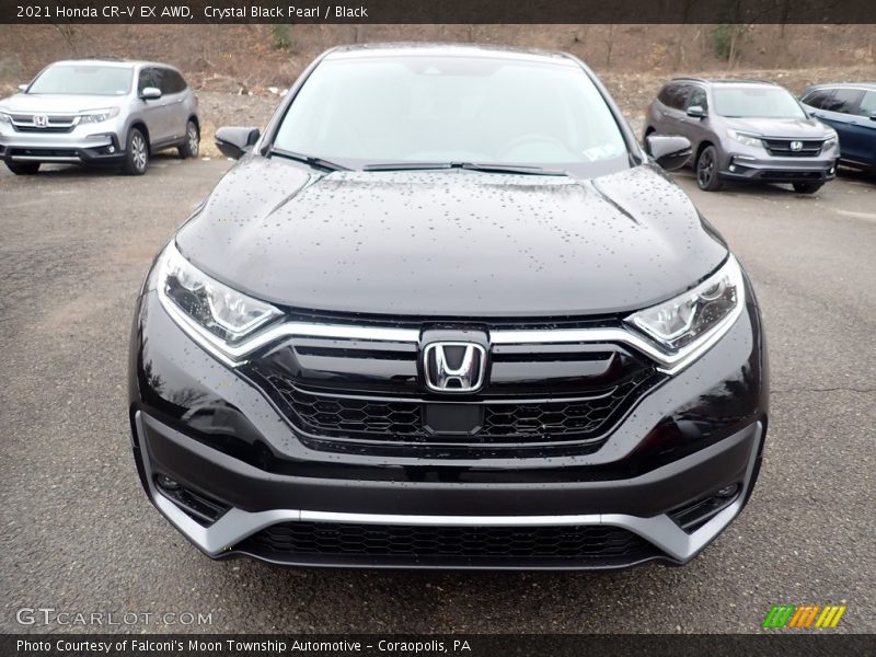 Crystal Black Pearl / Black 2021 Honda CR-V EX AWD