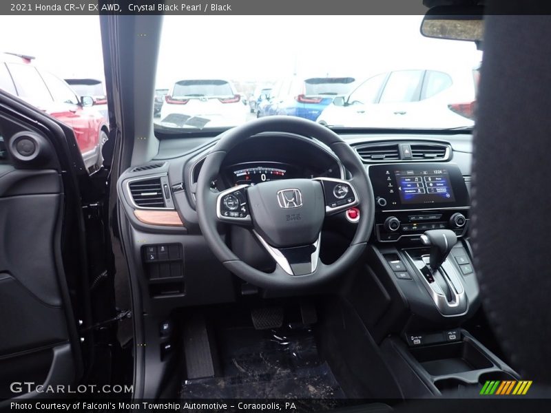 Crystal Black Pearl / Black 2021 Honda CR-V EX AWD