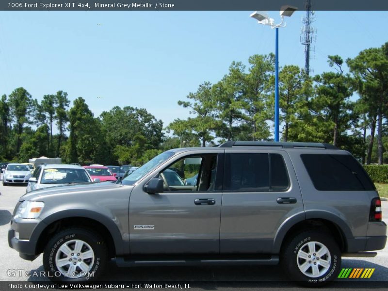 Mineral Grey Metallic / Stone 2006 Ford Explorer XLT 4x4