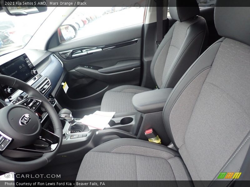Mars Orange / Black 2021 Kia Seltos S AWD