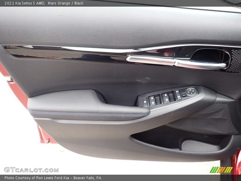 Mars Orange / Black 2021 Kia Seltos S AWD