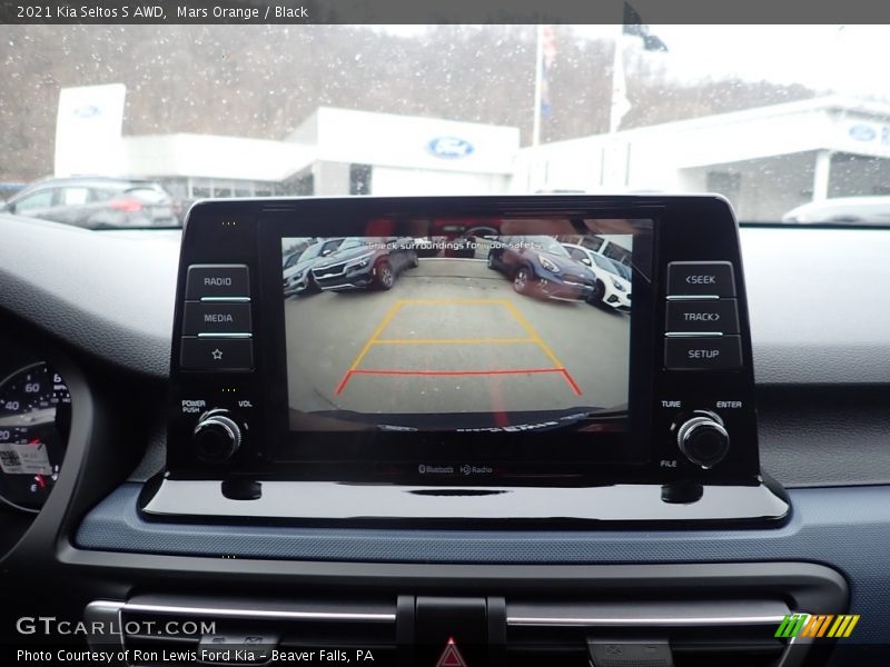 Mars Orange / Black 2021 Kia Seltos S AWD