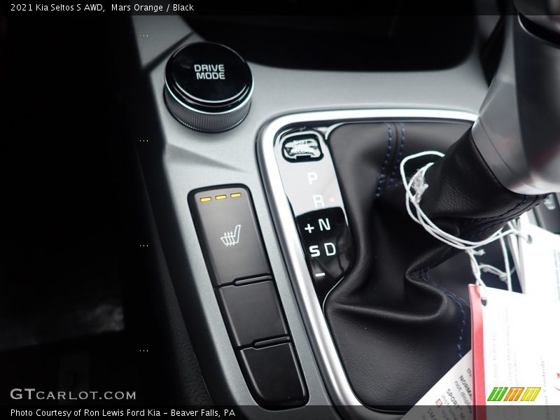 Mars Orange / Black 2021 Kia Seltos S AWD
