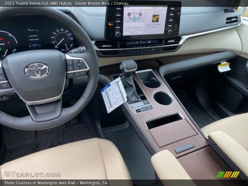 Dashboard of 2021 Sienna XLE AWD Hybrid