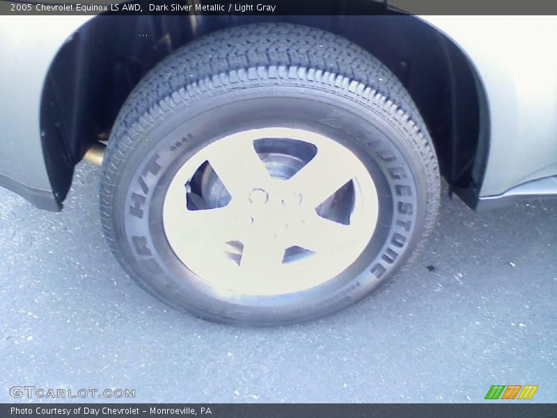 Dark Silver Metallic / Light Gray 2005 Chevrolet Equinox LS AWD