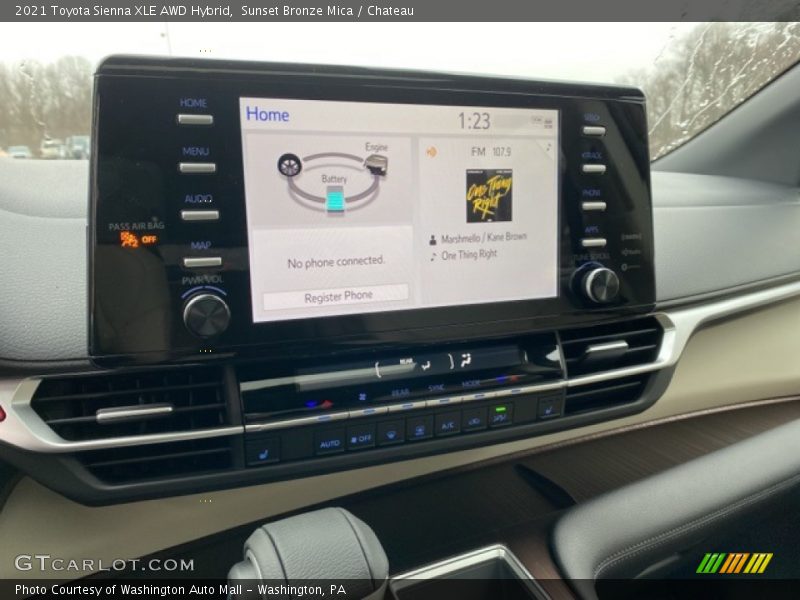 Sunset Bronze Mica / Chateau 2021 Toyota Sienna XLE AWD Hybrid