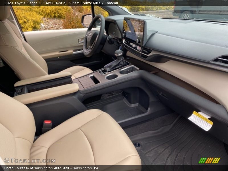 Front Seat of 2021 Sienna XLE AWD Hybrid