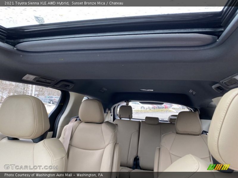 Sunset Bronze Mica / Chateau 2021 Toyota Sienna XLE AWD Hybrid