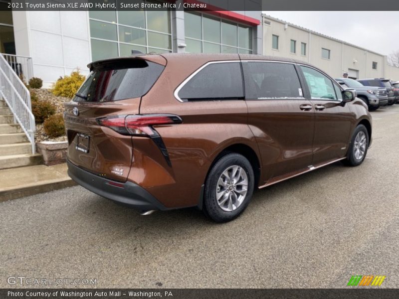  2021 Sienna XLE AWD Hybrid Sunset Bronze Mica