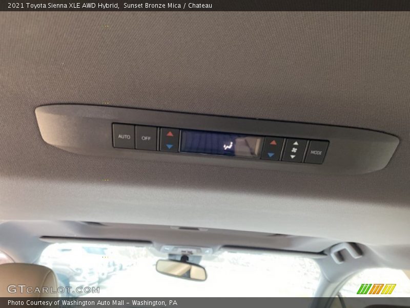 Sunset Bronze Mica / Chateau 2021 Toyota Sienna XLE AWD Hybrid