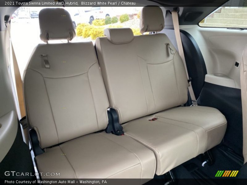 Blizzard White Pearl / Chateau 2021 Toyota Sienna Limited AWD Hybrid