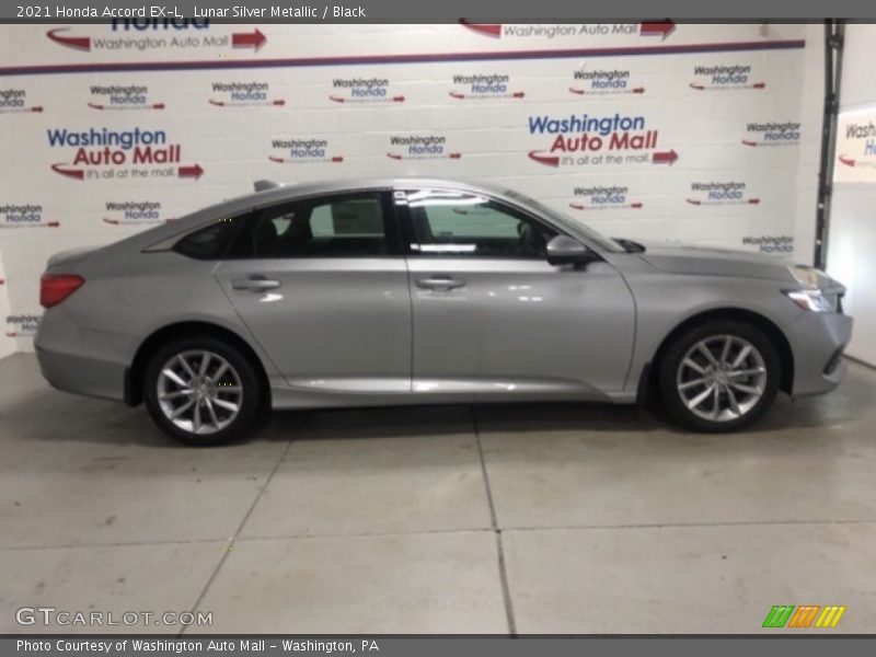 Lunar Silver Metallic / Black 2021 Honda Accord EX-L