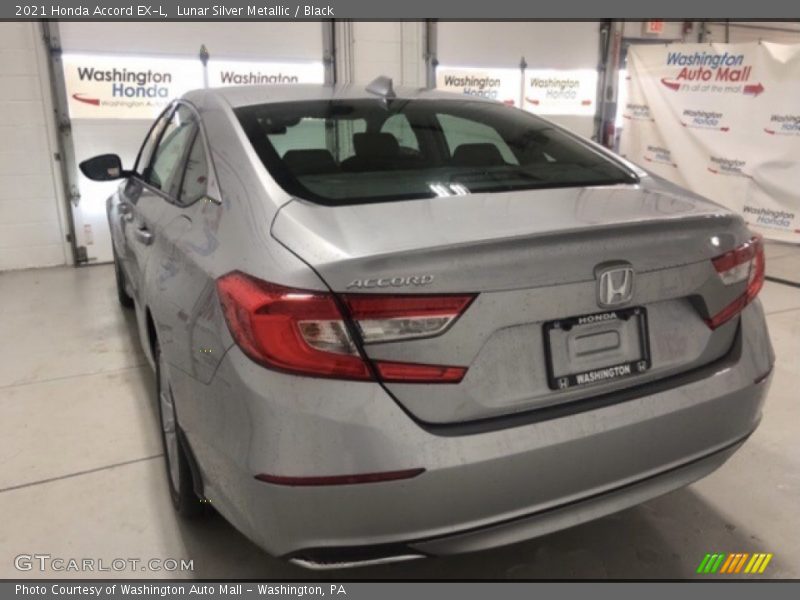 Lunar Silver Metallic / Black 2021 Honda Accord EX-L