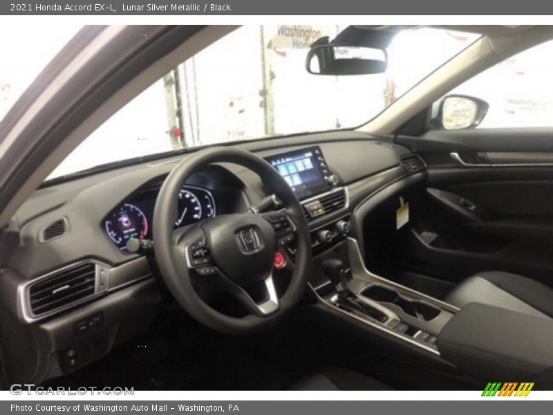 Lunar Silver Metallic / Black 2021 Honda Accord EX-L
