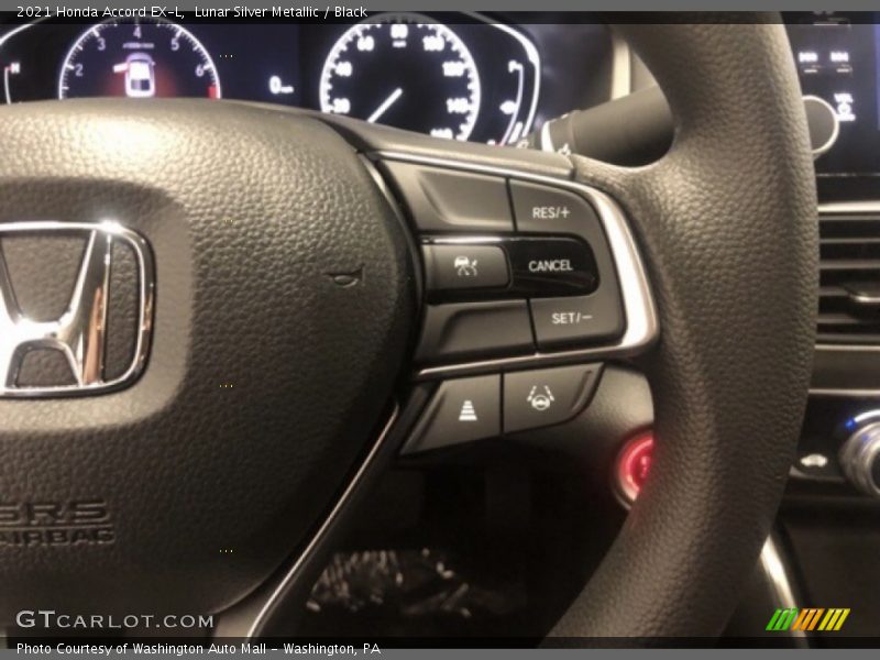 Lunar Silver Metallic / Black 2021 Honda Accord EX-L