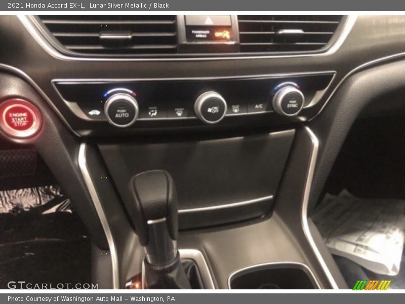 Lunar Silver Metallic / Black 2021 Honda Accord EX-L