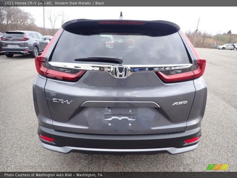 Modern Steel Metallic / Black 2021 Honda CR-V EX AWD