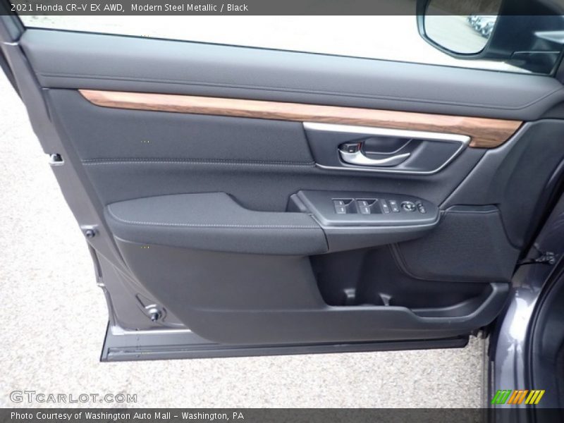 Modern Steel Metallic / Black 2021 Honda CR-V EX AWD