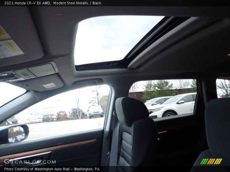 Modern Steel Metallic / Black 2021 Honda CR-V EX AWD