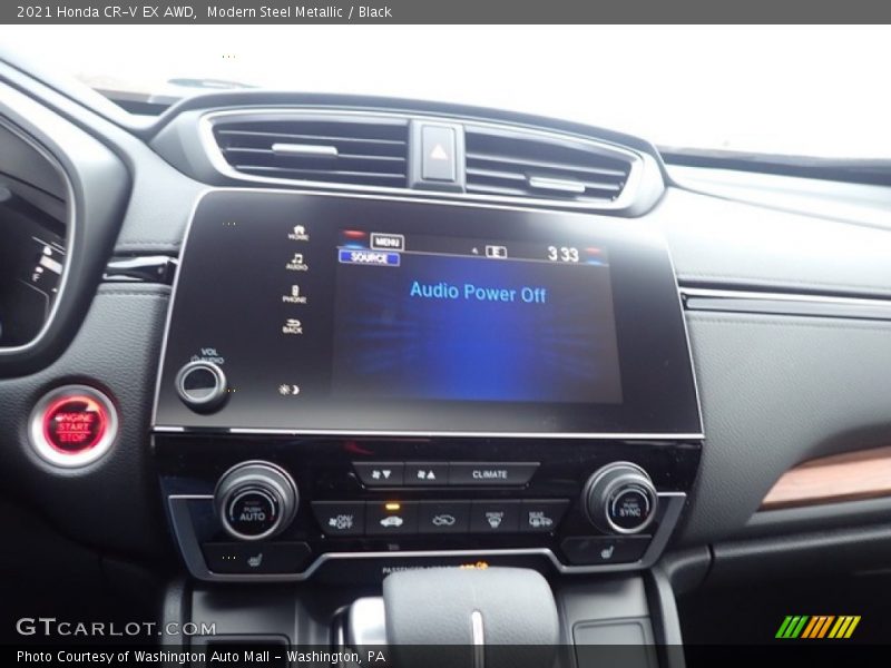 Modern Steel Metallic / Black 2021 Honda CR-V EX AWD