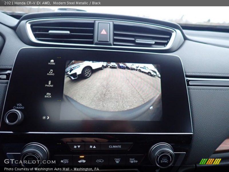 Modern Steel Metallic / Black 2021 Honda CR-V EX AWD