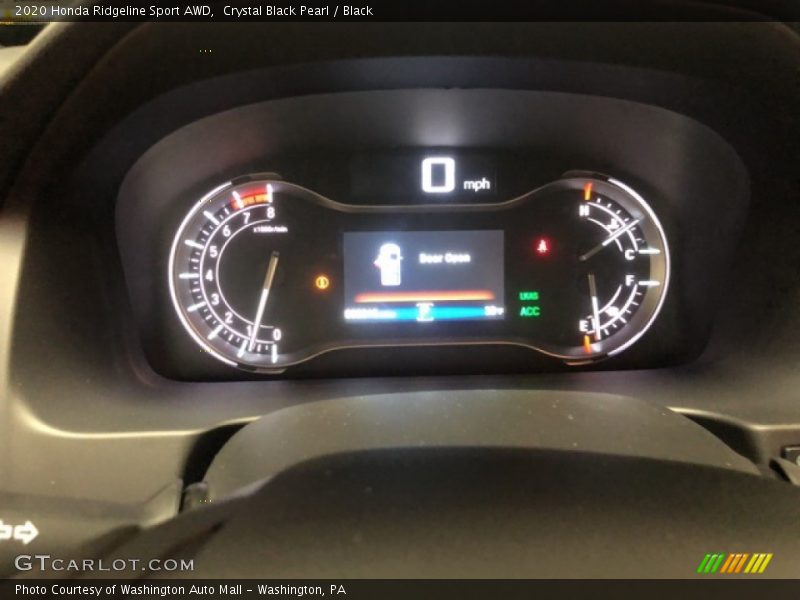 Crystal Black Pearl / Black 2020 Honda Ridgeline Sport AWD